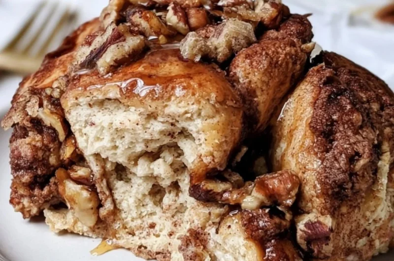High protein, no sugar monkey bread fresh out of the oven