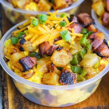 Healthy make-ahead breakfast bowls filled with nutritious ingredients