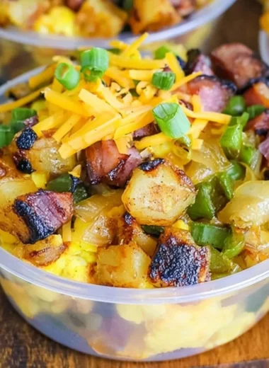Healthy make-ahead breakfast bowls filled with nutritious ingredients