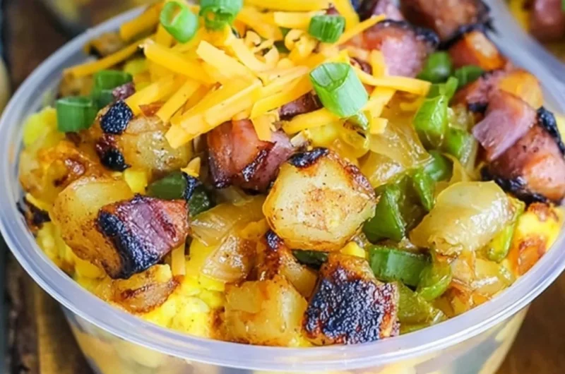 Healthy make-ahead breakfast bowls filled with nutritious ingredients