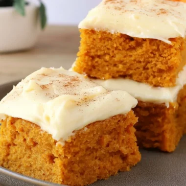 Delicious pumpkin bars recipe by Paula Deen, perfect for fall desserts.