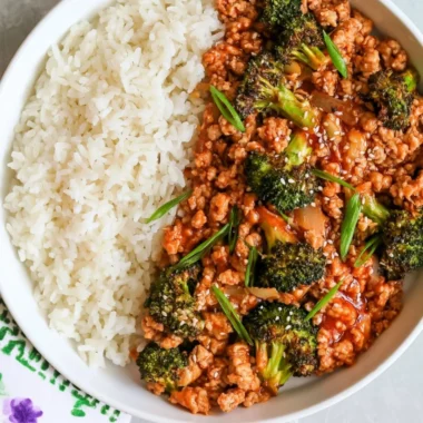 Delicious Firecracker Ground Chicken recipe with spicy flavors