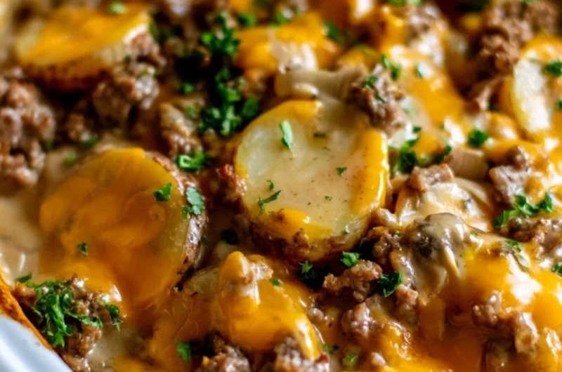 Delicious cowboy recipe for cozy dinner, featuring beef and hearty flavors